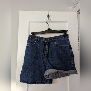 Vintage riders denim shorts, can be cuffed or uncuffed